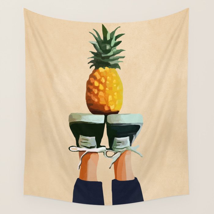 Pineapple Wall Tapestry Gallery Image 1
