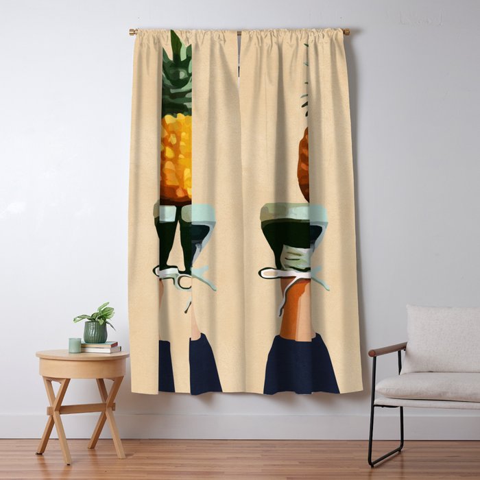 Pineapple Window Curtain Gallery Image 5