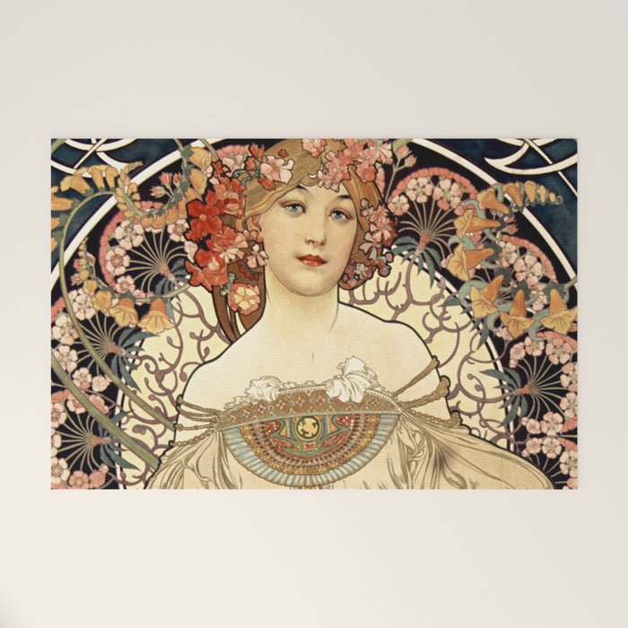 Art Nouveau Welcome Mat Gallery Image 1
