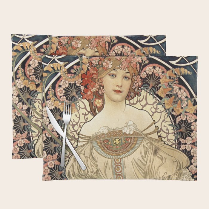 Art Nouveau Placemat Gallery Image 1