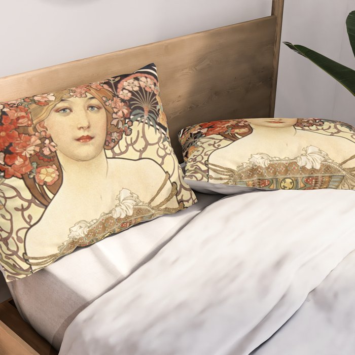 Art Nouveau Pillow Sham Gallery Image 2