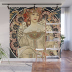 Art Nouveau Wall Mural Gallery Image 1