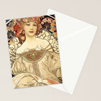 Art Nouveau Stationery Card Gallery Image 2