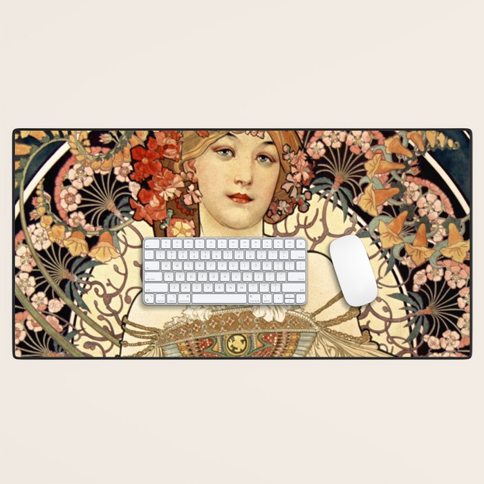 Art Nouveau Desk Mat Gallery Image 1