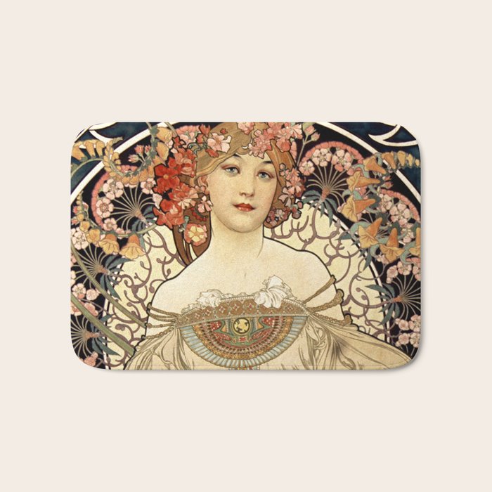 Art Nouveau Bath Mat Gallery Image 1