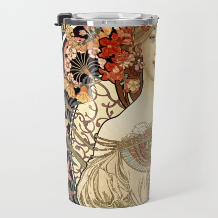 Art Nouveau Travel Mug Gallery Image 3