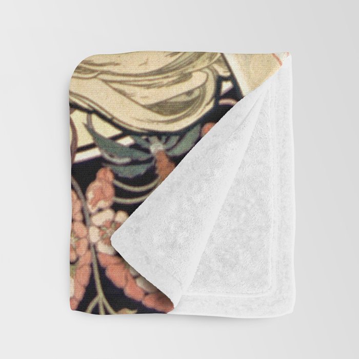 Art Nouveau Throw Blanket Gallery Image 3