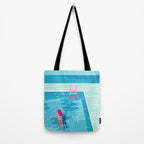 In Deep - memphis throwback swimming athlete palm springs resort vacation country club infinity pool Tote Bag Gallery Image 2
