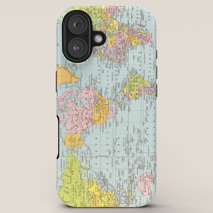 World Map iPhone Case Gallery Image 5