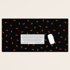Dark Delicate Cherry Desk Mat Gallery Image 1