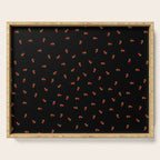 Dark Delicate Cherry Serving Tray Gallery Image 1