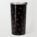 Dark Delicate Cherry Travel Mug Gallery Image 2