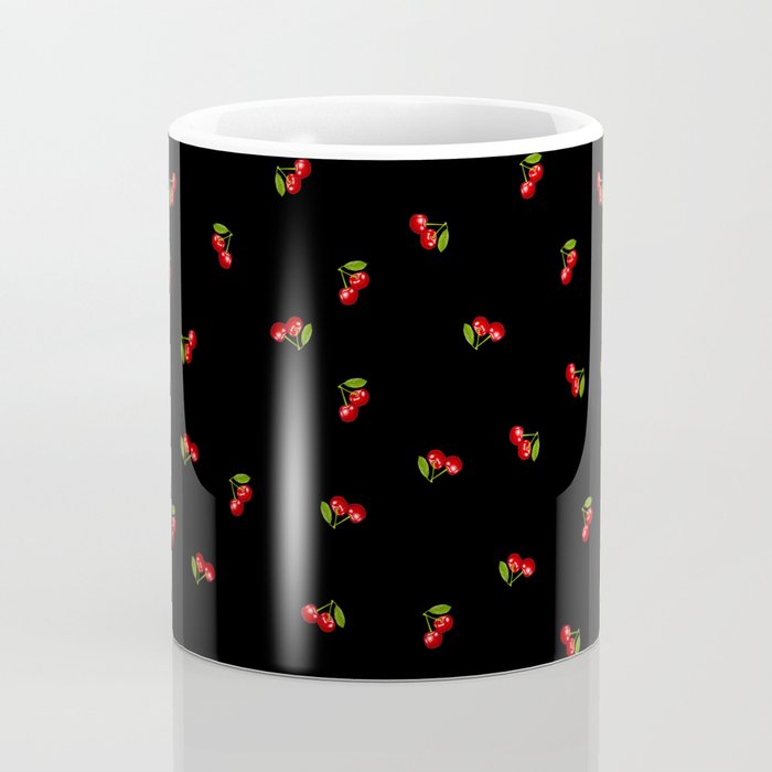 Dark Delicate Cherry Coffee Mug Gallery Image 4