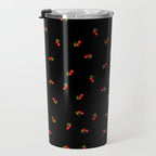 Dark Delicate Cherry Travel Mug Gallery Image 3