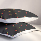 Dark Delicate Cherry Pillow Sham Gallery Image 3