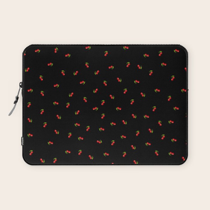Dark Delicate Cherry Laptop Sleeve Gallery Image 1