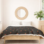 Dark Delicate Cherry Duvet Cover Gallery Image 3