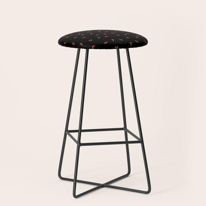 Dark Delicate Cherry Stool Gallery Image 1
