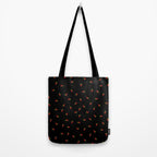 Dark Delicate Cherry Tote Bag Gallery Image 2