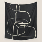 Abstract Lines 01 Wall Tapestry Gallery Image 4