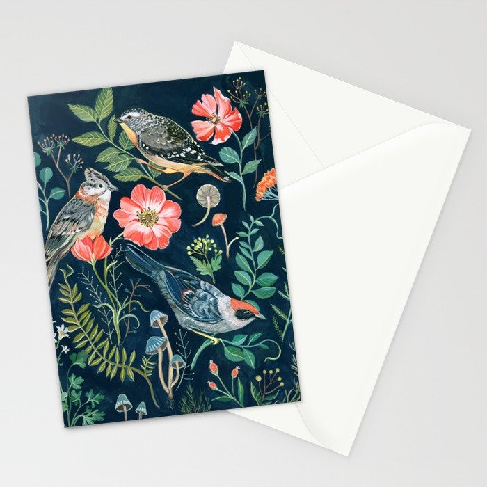 Birds Garden Stationery Card Gallery Image 2