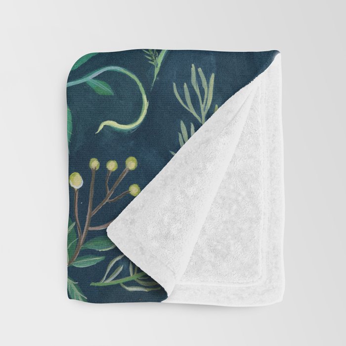 Birds Garden Throw Blanket Gallery Image 3