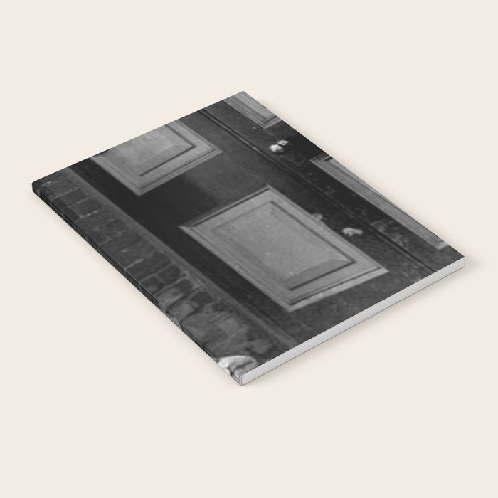 'Strictly No Elephants' vintage humorous child verses the world black and white photograph / black and white photography Notebook Gallery Image 2