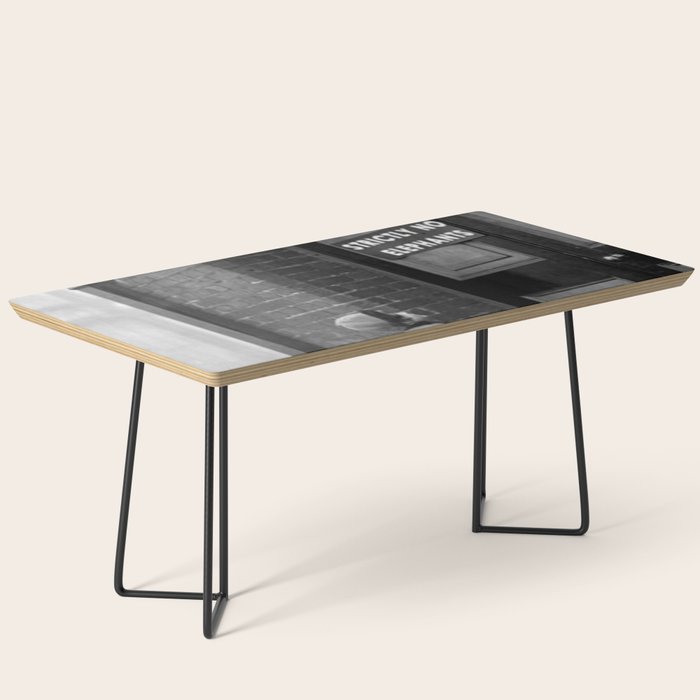 'Strictly No Elephants' vintage humorous child verses the world black and white photograph / black and white photography Coffee Table Gallery Image 1