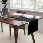 Tulip Tremble In Black  Table Runner Gallery Image 2