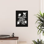 Tulip Tremble In Black  Poster Gallery Image 2