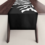 Tulip Tremble In Black  Table Runner Gallery Image 1