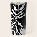 Tulip Tremble In Black  Travel Mug Gallery Image 2