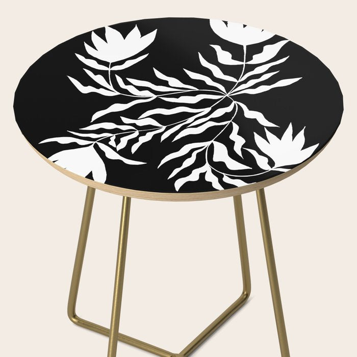 Tulip Tremble In Black  Side Table Gallery Image 2