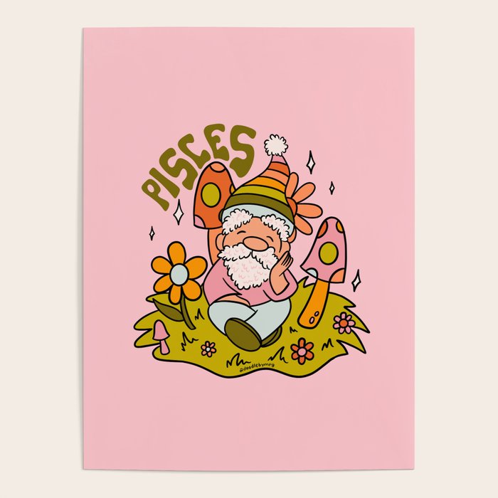 Pisces Gnome Poster Gallery Image 1