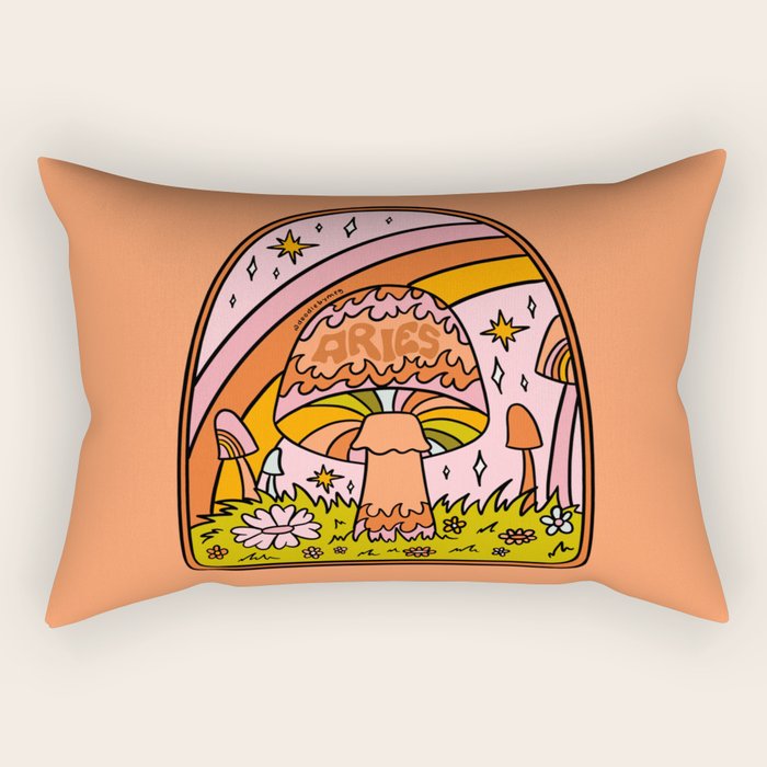 Aries Mushroom Rectangular Pillow Gallery Image 2