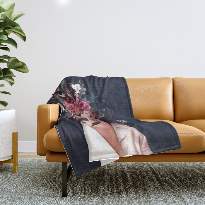 Rose Memoir Throw Blanket Gallery Image 1