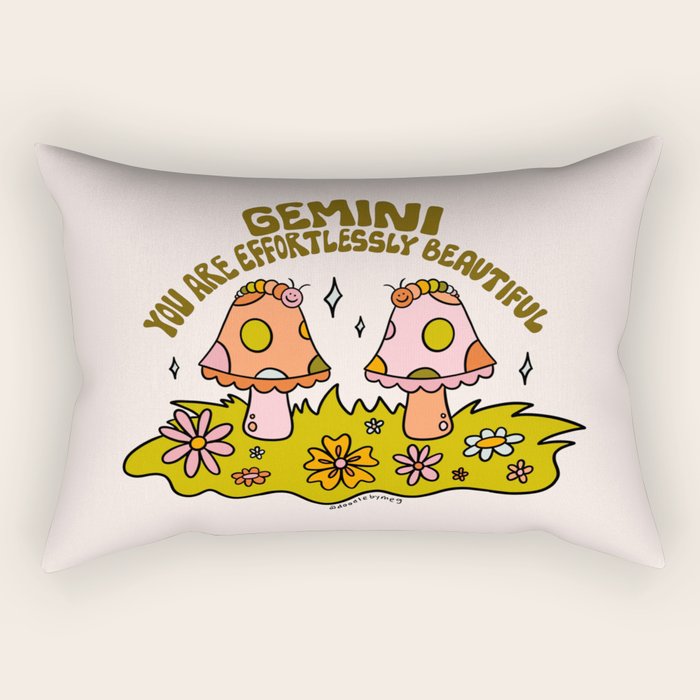 Gemini Caterpillar Rectangular Pillow Gallery Image 2