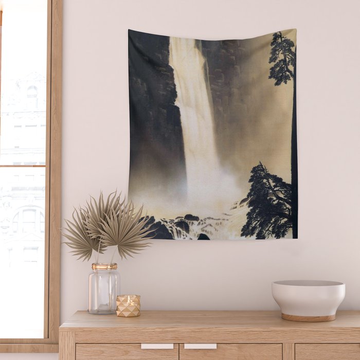 Morning in Ueno Wall Tapestry Gallery Image 2