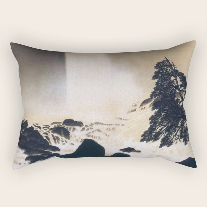 Morning in Ueno Rectangular Pillow Gallery Image 1