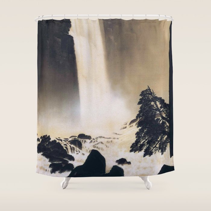 Morning in Ueno Shower Curtain Gallery Image 1