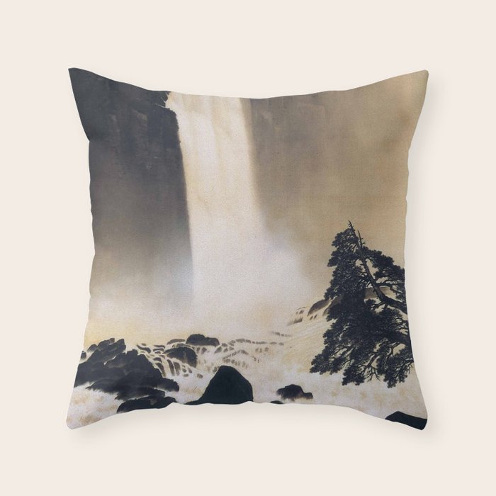 Morning in Ueno Throw Pillow Gallery Image 6