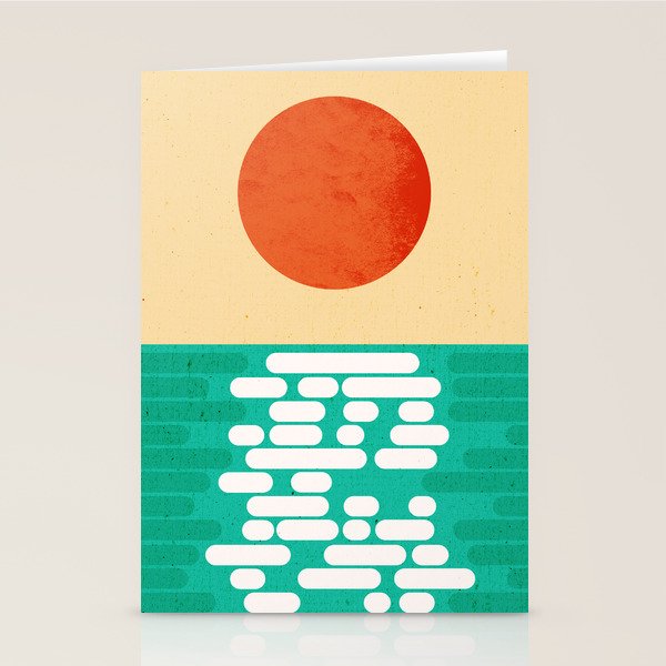 Sun over the sea Stationery Card Gallery Image 2