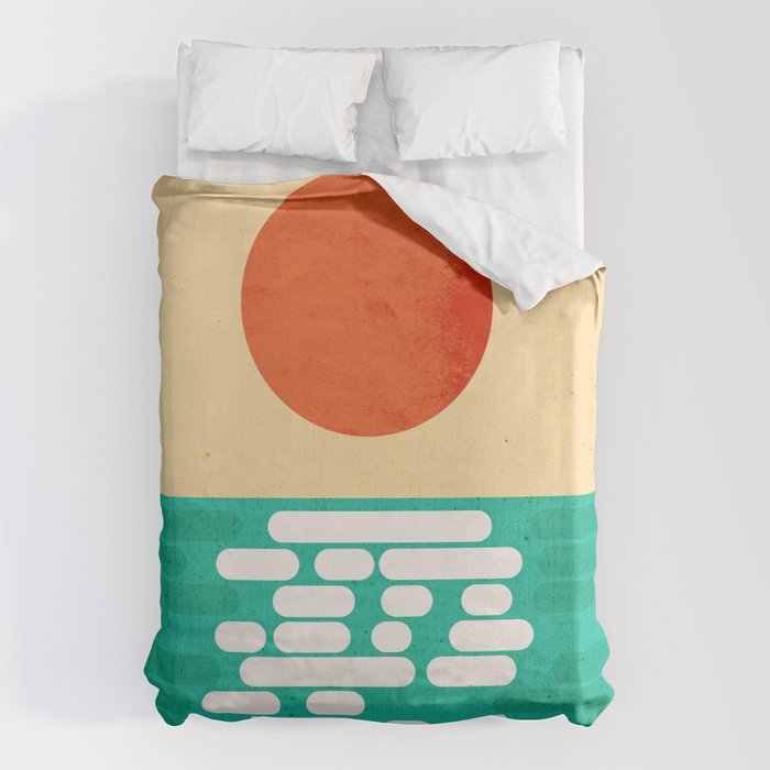 Sun over the sea Duvet Cover Gallery Image 6