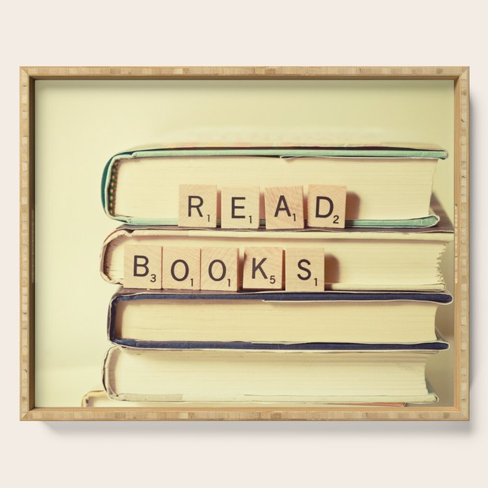 Read Books Serving Tray Gallery Image 1