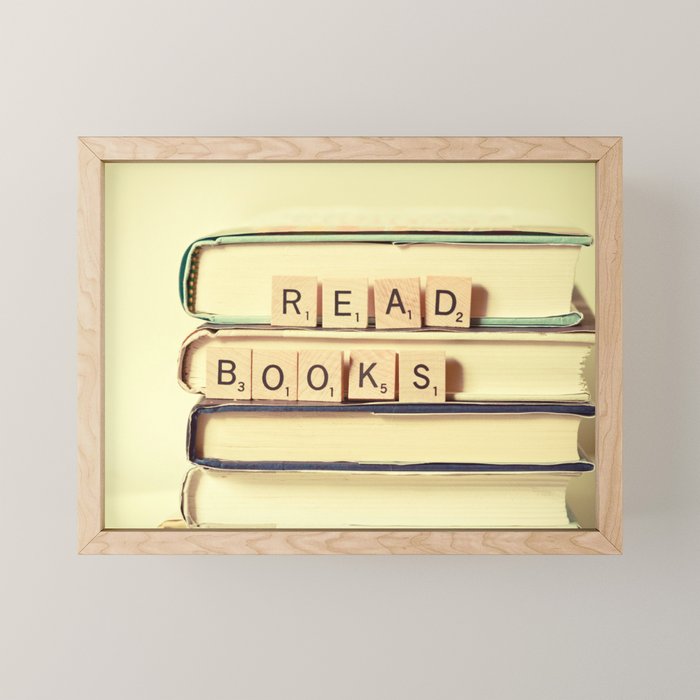 Read Books Mini Art Print Gallery Image 1