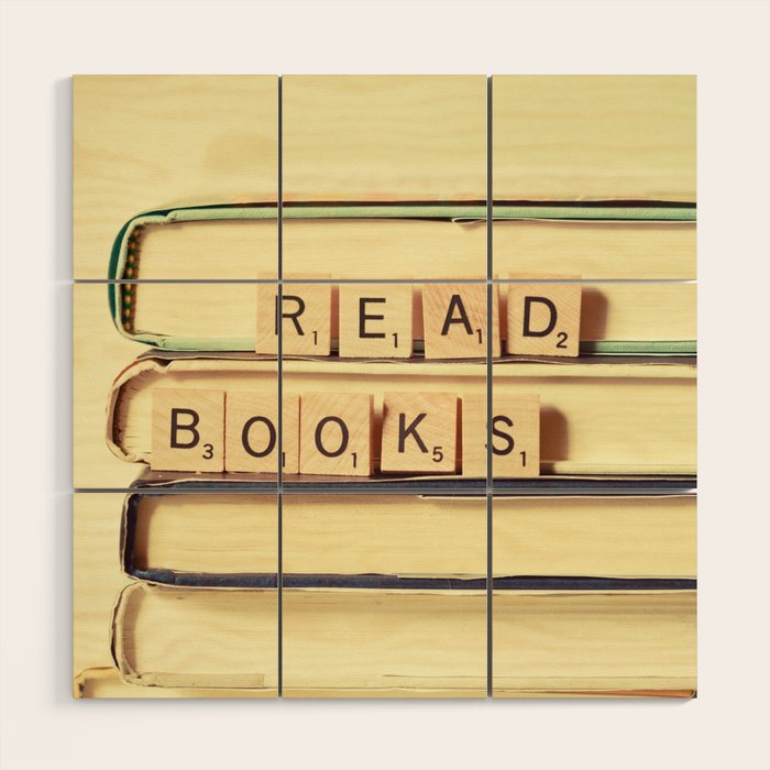Read Books Wood Wall Art Gallery Image 1