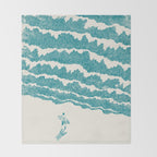 To the sea Throw Blanket Gallery Image 2
