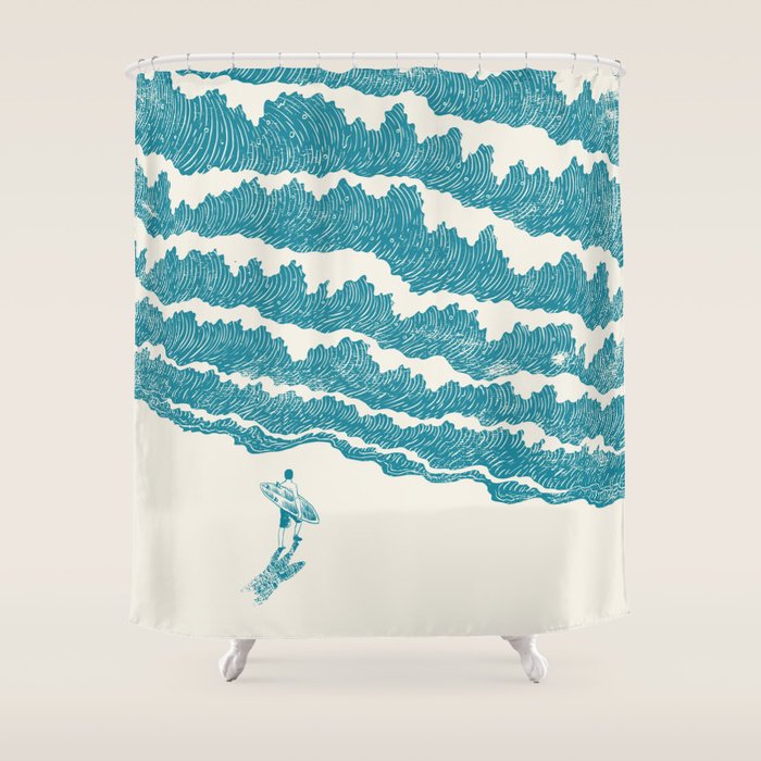 To the sea Shower Curtain Gallery Image 1