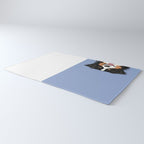 Australian Shepherd cute pastel aussie owner gifts must haves for dog person customized pet portrait Rug Gallery Image 3