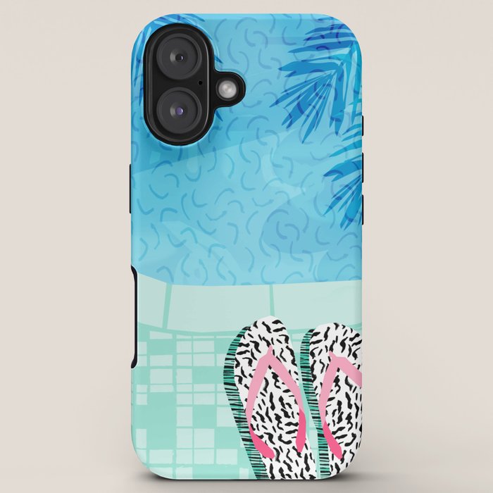 Go Time - resort palm springs poolside oasis swimming athlete vacation topical island summer fun iPhone Case Gallery Image 5